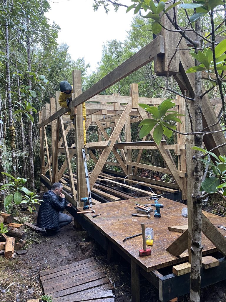 trabajos en la estacion patagonia uc